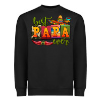 Black best papa ever Heavyweight Sweatshirt - AdoDesignShop
