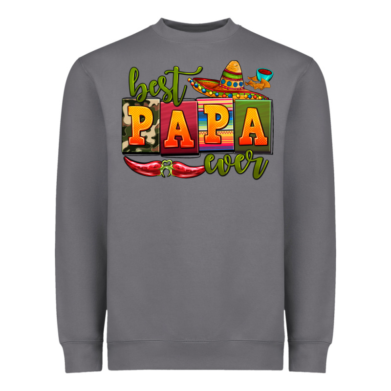 Best Papa Ever Heavyweight Sweatshirt by AdoDesignShop | Teevron