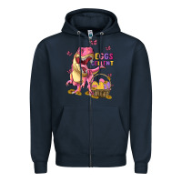 Navy eggs cellent Zipper Hoodie - MaliasSmallBusiness