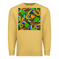 Antique Gold St. Patricks rainbow seamless Premium Sweatshirt - BundleAndBundleShop