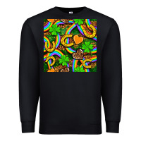 Black St. Patricks rainbow seamless Premium Sweatshirt - BundleAndBundleShop