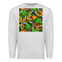 Dove Grey St. Patricks rainbow seamless Premium Sweatshirt - BundleAndBundleShop