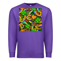 Purple St. Patricks rainbow seamless Premium Sweatshirt - BundleAndBundleShop