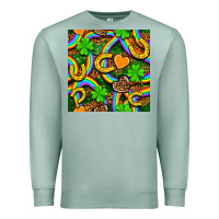 Seafoam St. Patricks rainbow seamless Premium Sweatshirt - BundleAndBundleShop