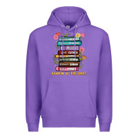 Purple the original women of the bible books full color Premium Hoodie - JahusDesignShop