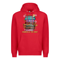 Red the original women of the bible books full color Premium Hoodie - JahusDesignShop