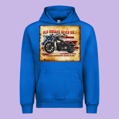Old Indians Never Die Urban Hoodie Designed By Tumblerdesignbyshophia
