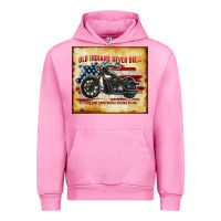 Fuchsia Pink old indians never die Urban Hoodie - TumblerDesignByShophia