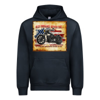 Navy old indians never die Urban Hoodie - TumblerDesignByShophia