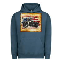 Pigment Midnight Navy old indians never die Urban Hoodie - TumblerDesignByShophia