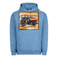 Pigment Pebble Blue old indians never die Urban Hoodie - TumblerDesignByShophia