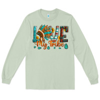 Matcha love my tribe native american indian headdress Long Sleeve Tee - Artiststas