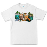 White camping coffee cups Premium Tee - texasbilliewilder