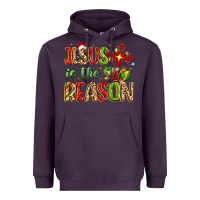 Plum jesus is the reason Heavyweight Hoodie - MaliasSmallBusiness