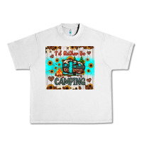 Lunar Rock i’d rather be camping Urban Heavy Tee - JahusDesignShop