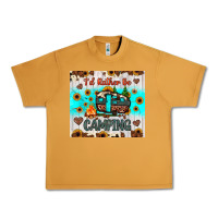 Peanut Butter i’d rather be camping Urban Heavy Tee - JahusDesignShop