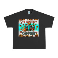 Pigment Black i’d rather be camping Urban Heavy Tee - JahusDesignShop
