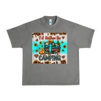Tornado i’d rather be camping Urban Heavy Tee - JahusDesignShop