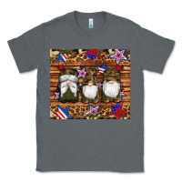 Charcoal Heather camouflage gnomes american flag star leopard Classic Tee - Artiststas
