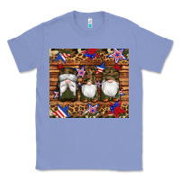 Colony Blue camouflage gnomes american flag star leopard Classic Tee - Artiststas