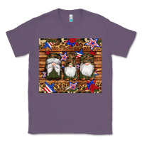 Lavender camouflage gnomes american flag star leopard Classic Tee - Artiststas