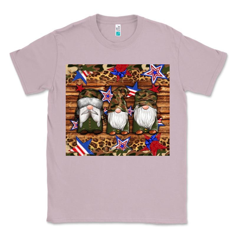 Camouflage Gnomes American Flag Star Leopard Classic Tee by Artiststas | Teevron