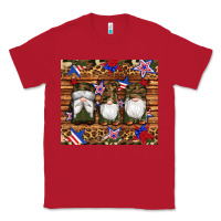 Red camouflage gnomes american flag star leopard Classic Tee - Artiststas