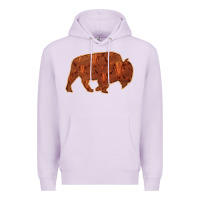 Lilac Bison Silhouette Red Skull Premium Hoodie - Bettercallsaul