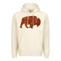 Tofu Bison Silhouette Red Skull Premium Hoodie - Bettercallsaul
