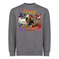 Storm Happy Hallothanksmas Chick Heavyweight Sweatshirt - BundleAndBundleShop