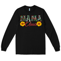 Black mama claus Long Sleeve Tee - AdoDesignShop