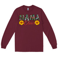Burgundy mama claus Long Sleeve Tee - AdoDesignShop