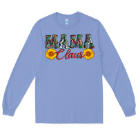 Colony Blue mama claus Long Sleeve Tee - AdoDesignShop
