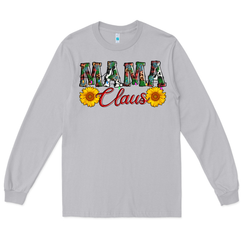 Mama Claus Long Sleeve Tee by AdoDesignShop | Teevron