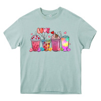 Arona love coffee cups Heavy Core Tee - MaliasSmallBusiness