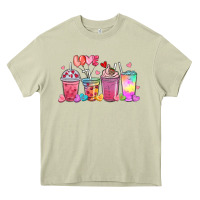 Mossy love coffee cups Heavy Core Tee - MaliasSmallBusiness