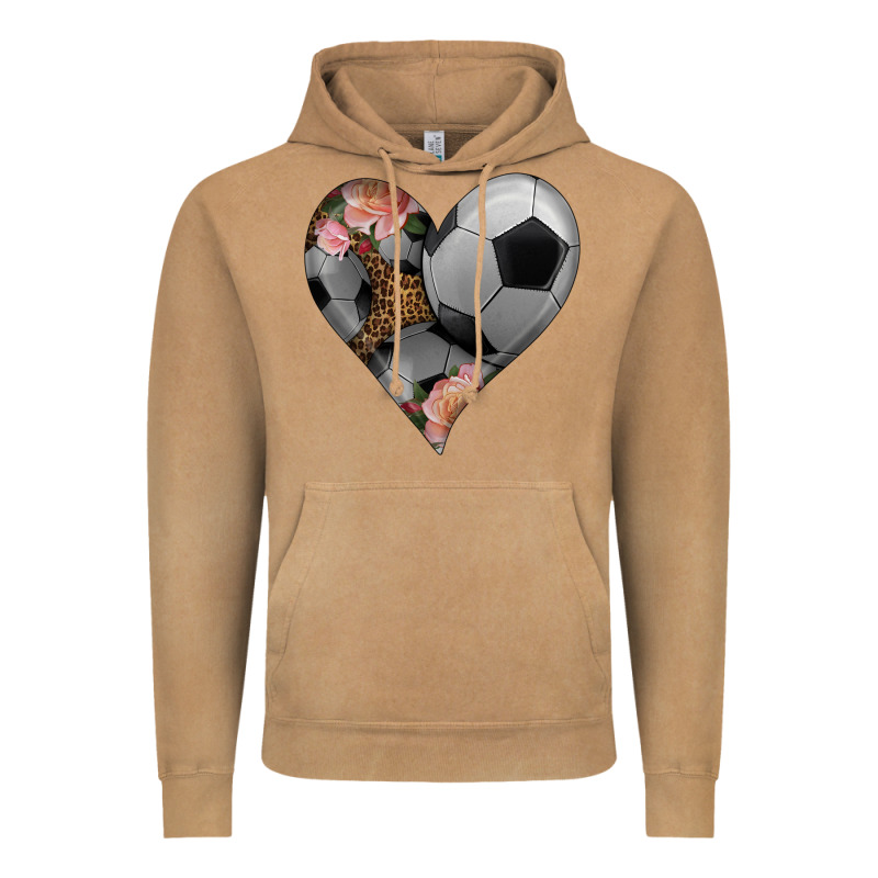 Western Soccer Heart Vintage Hoodie by HRA Design Shop | Teevron