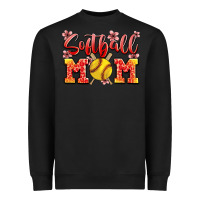 Black softball mom Heavyweight Sweatshirt - JahusDesignShop