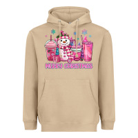 Mushroom merry christmas snowman coffee cups Heavyweight Hoodie - MaliasSmallBusiness
