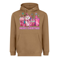 Toasted Coconut merry christmas snowman coffee cups Heavyweight Hoodie - MaliasSmallBusiness