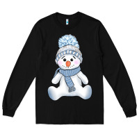 Black winter snowman Long Sleeve Tee - AdoDesignShop