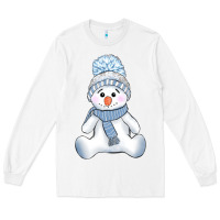 White winter snowman Long Sleeve Tee - AdoDesignShop