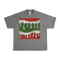 Tornado christmas plaid and white glitter snow seamless pattern Urban Heavy Tee - BundleAndBundleShop