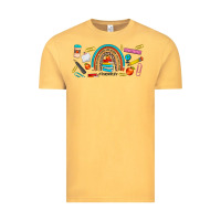 Vintage Mustard teacher life rainbow frosted Vintage Tee - JahusDesignShop