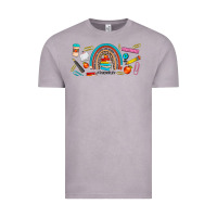 Vintage Zinc teacher life rainbow frosted Vintage Tee - JahusDesignShop