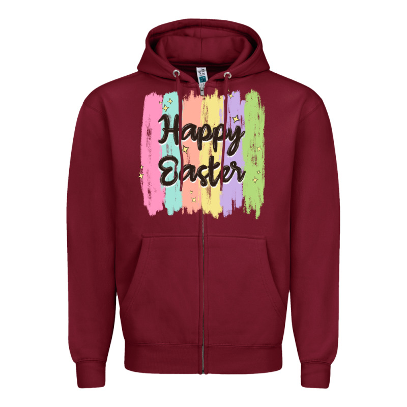 Happy Easter Zipper Hoodie by MaliasSmallBusiness | Teevron