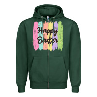 Sports Green happy easter Zipper Hoodie - MaliasSmallBusiness