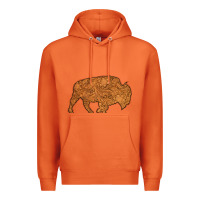 Carrot Western Vintage Bison Silhouette Premium Hoodie - Bettercallsaul