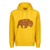 Lemon Western Vintage Bison Silhouette Premium Hoodie - Bettercallsaul