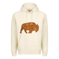 Tofu Western Vintage Bison Silhouette Premium Hoodie - Bettercallsaul